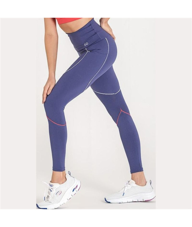 Collants de Fitness Ditchil Pix Femme Bleu