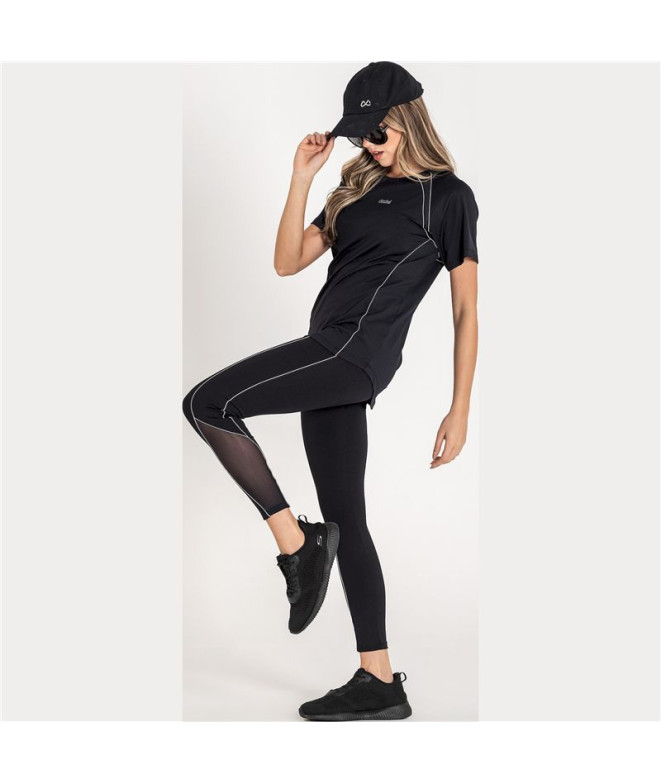 Malhas de Fitness Ditchil Avis Mulher Preto