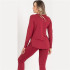T-shirt de Fitness Ditchil Long Sleeve Diva Femme Rouge