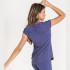 T-shirt de Fitness Ditchil T-Shirt Ease Femme Bleu