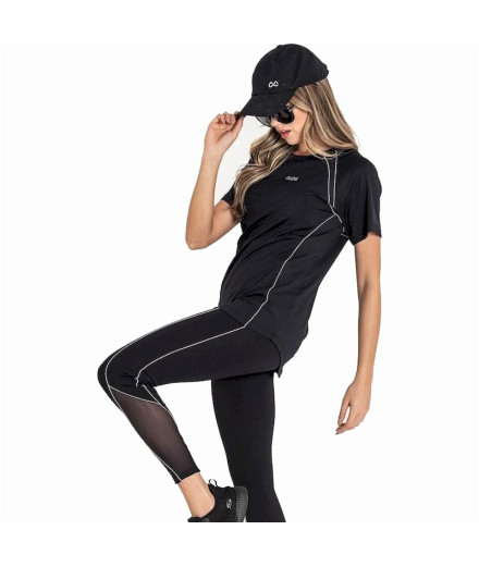 T-shirt de Fitness Ditchil Avis Femme Noir