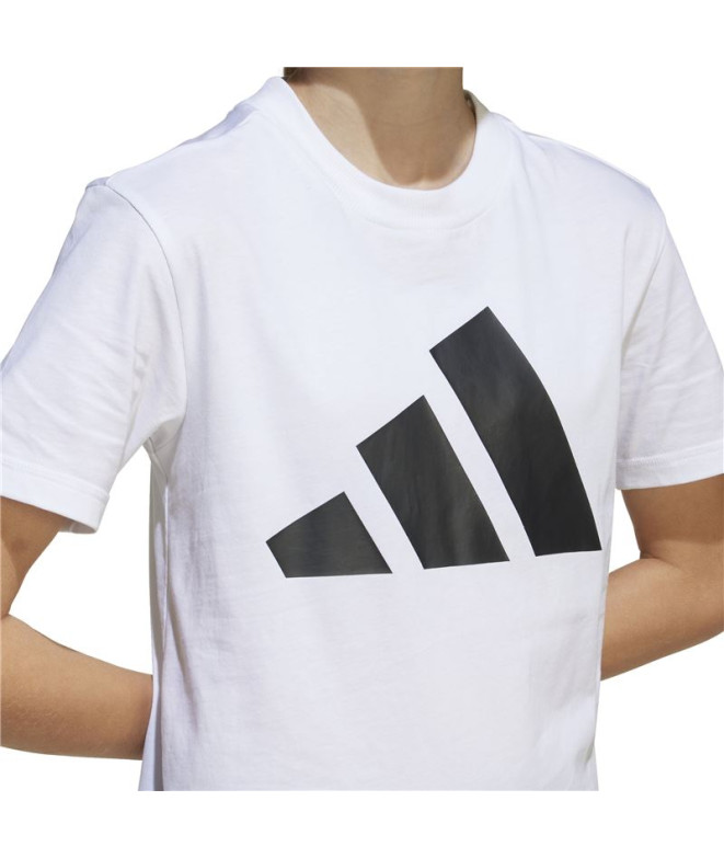 Conjunto adidas Bl T-Set Infantil Branco/Preto