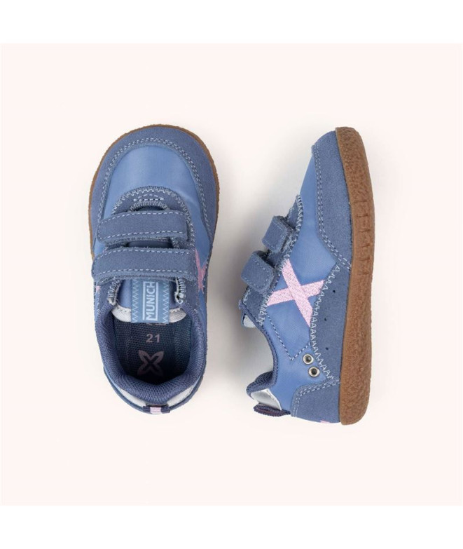 Sapatilhas Munich Baby Koda 17 Infantil Azul