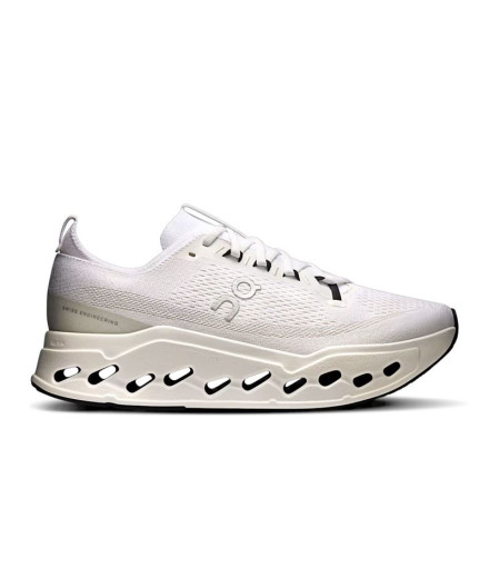 Chaussures de Running On Cloudsurfer Max Homme Blanc