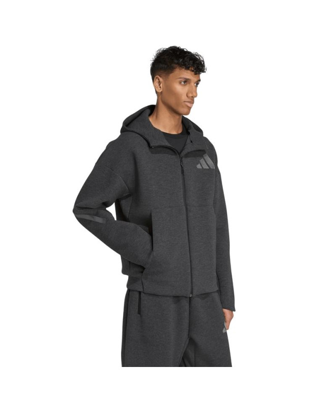 Moletom adidas Z.N.E. Pr Fz Homem Preto