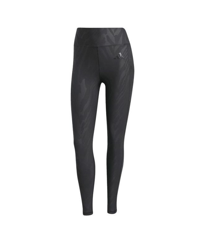 Mallas de Fitness adidas Optime Aop Mujer Negro