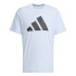 Camiseta de Fitness adidas Tr-Es Fr Logo Hombre Azul / Negro