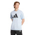 Camiseta de Fitness adidas Tr-Es Fr Logo Hombre Azul / Negro