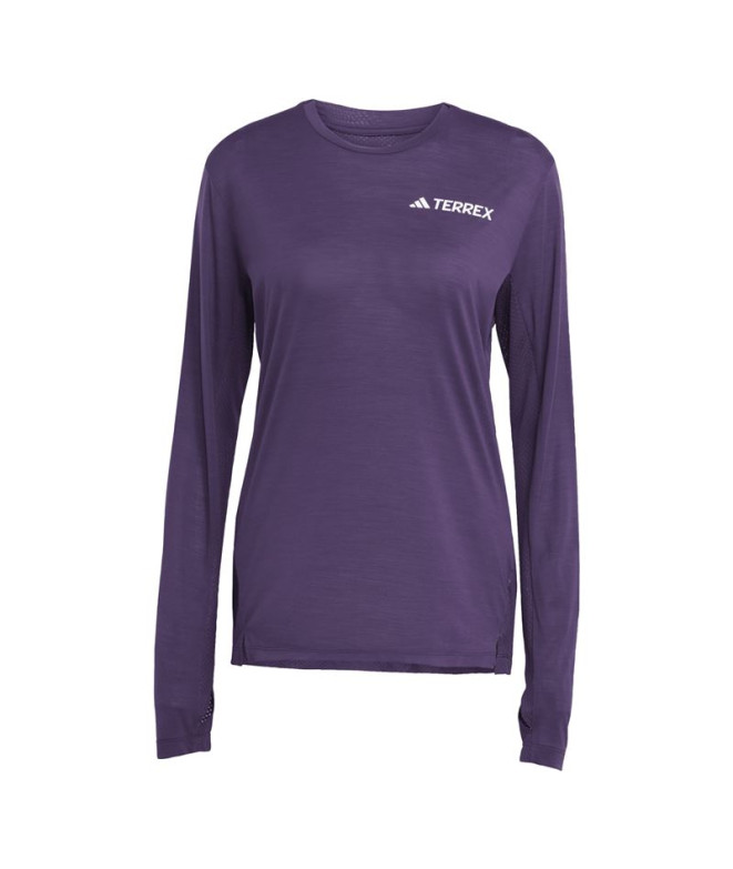 Camiseta de Trail adidas Xpr Ls Tee Mujer Negro