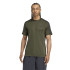 Camiseta de Fitness adidas Tr-Es Base 3Bandas Homem Carnoc / Preto