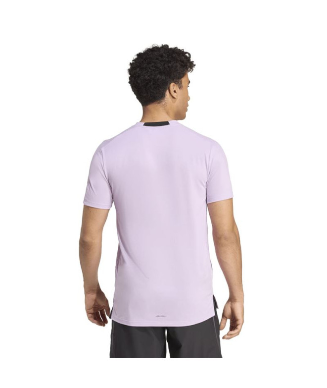 T-shirt de Fitness adidas D4T Tee Homme Lilas