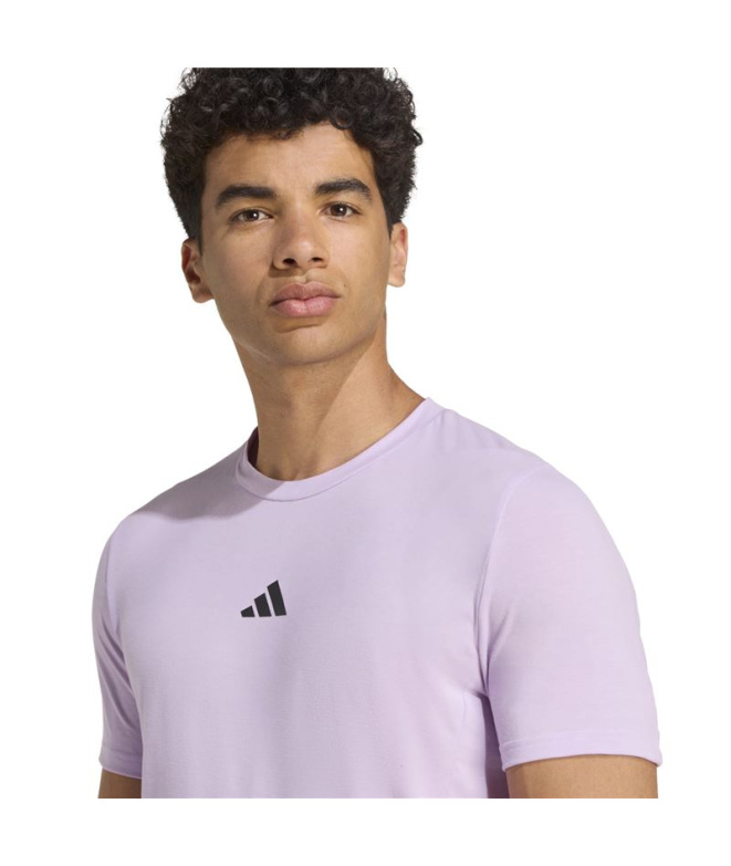 Camiseta de Fitness adidas D4T Tee Homem Lilás