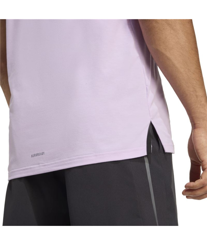 Camiseta de Fitness adidas D4T Tee Homem Lilás