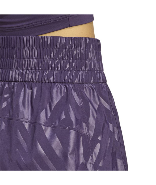 Pantalon de Fitness adidas Aop Pacer Femme Noir