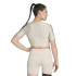 Camiseta de Fitness adidas We T-Shirt Shn Mulher Cinza