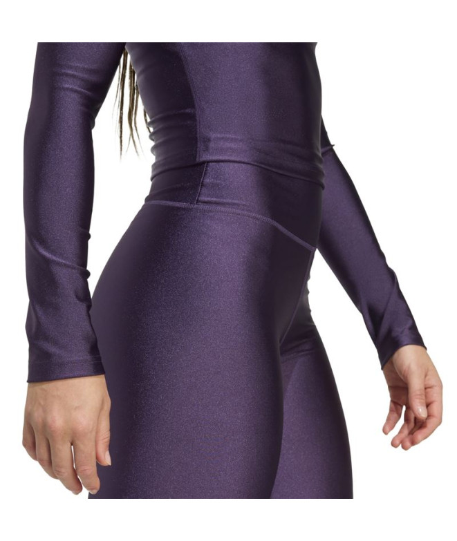 Camiseta de Fitness adidas We Ls Shn Mulher Preto