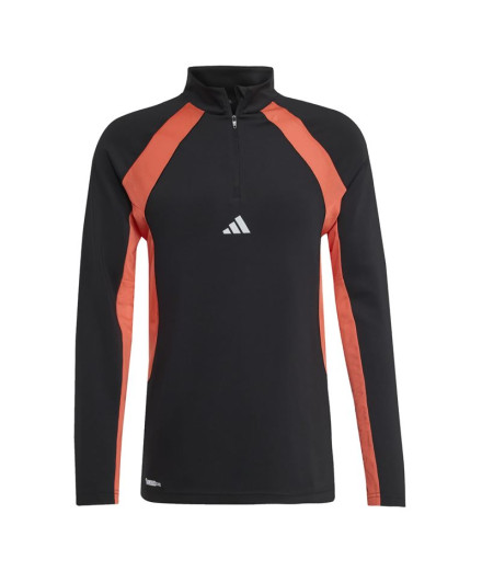 Sudadera de Fitness adidas Tech App 1/4 Z Hombre Negro