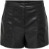 Pantalón Only Onltricia Faux Leather Shorts Otw Noos Mujer Black