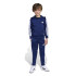 Fato de treino adidas Lk 3 Bandas Hd Tr Ts Infantil Azul Escuro / Branco