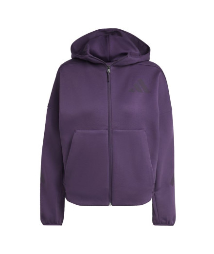 Sweat adidas Z.N.E. Fz Femme Violet