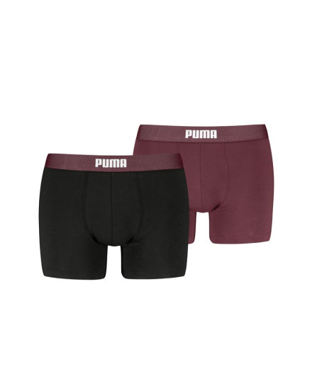 Slip Puma Hommes Boxers à Taille en Maille 2P Homme...
