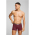 Slip Puma Hommes Boxers à Taille en Maille 2P Homme Noir/Bordeaux