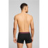 Slip Puma Hommes Boxers à Taille en Maille 2P Homme Noir/Bordeaux