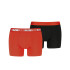 Cuecas Puma Men Chromatic Waistband Boxers 2P Homem Vermelho/Preto