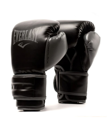 Luvas de boxe Everlast Fse Powerlock 2R Treinamento Preto...