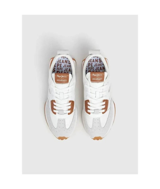 Sapatilhas Pepe Jeans Lucky Class Mulher Branco