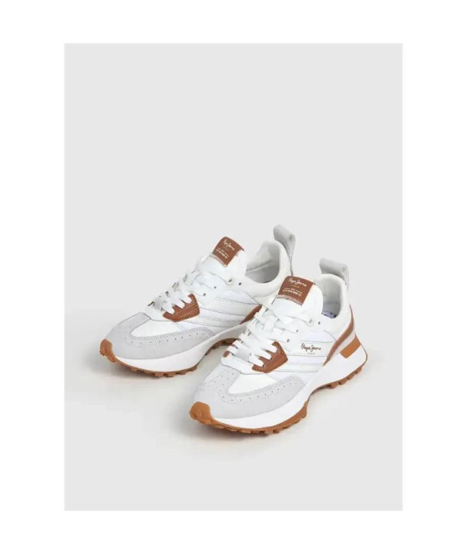 Sapatilhas Pepe Jeans Lucky Class Mulher Branco