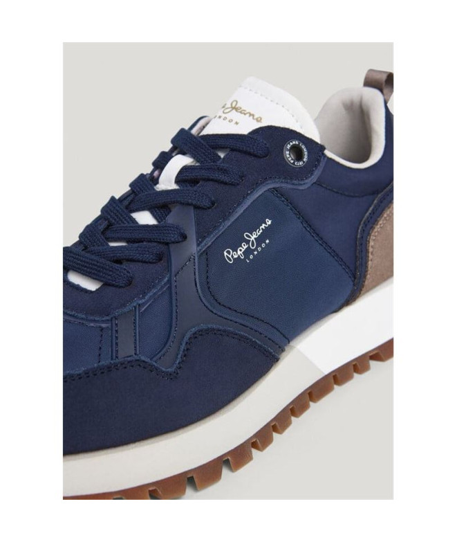 Sapatilhas Pepe Jeans Ari Club Homem Azul Royal