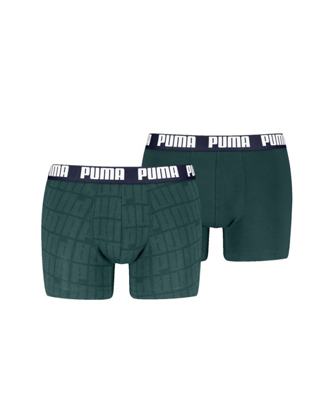 Cuecas Puma Men Logo Print Boxers 2P Homem...