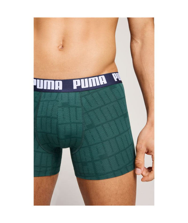 Slip Puma Men Logo Print Boxers 2P Homme...