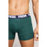 Cuecas Puma Men Logo Print Boxers 2P Homem Verde/Azul Royal