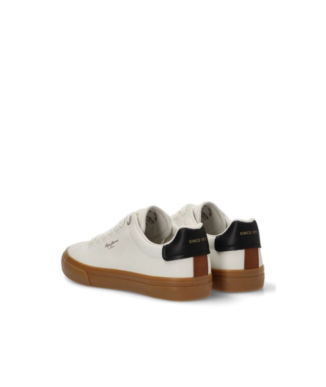 Chaussures Pepe Jeans Kenton Base Homme Blanc