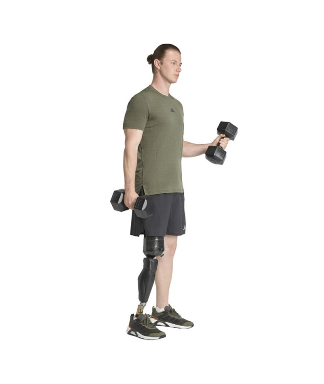 Camiseta de Fitness adidas D4T Tee Homem Carnoc