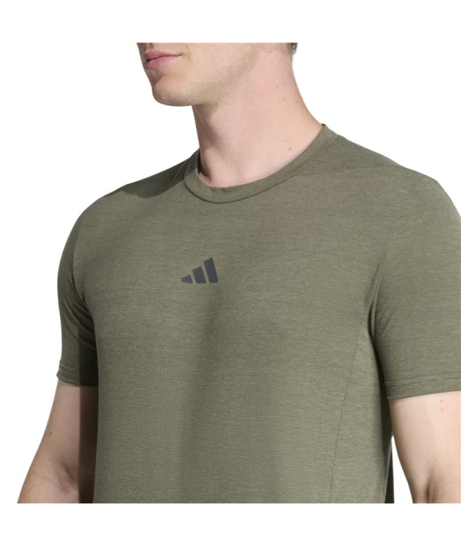 Camiseta de Fitness adidas D4T Tee Homem Carnoc