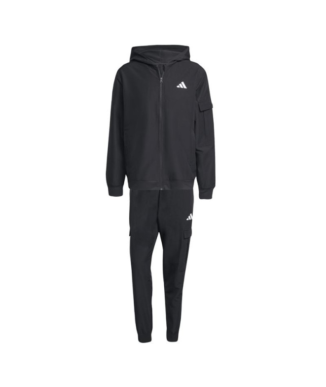 Fato de treino adidas Wv Crg Sli Ts Homem Preto
