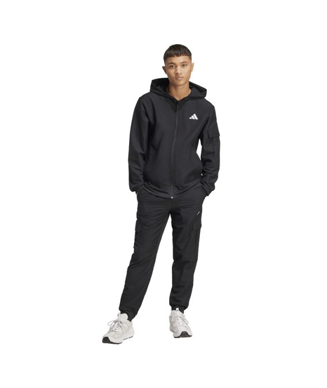 Fato de treino adidas Wv Crg Sli Ts Homem Preto