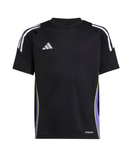 Camiseta de Futebol adidas Tiro24 Jsyy Infantil Preto