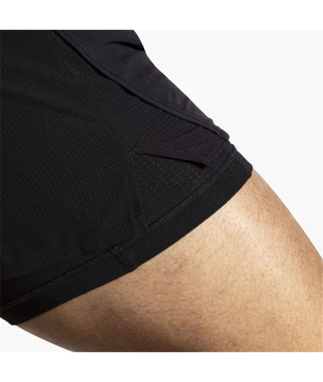 Calça de Running Brooks High Point 5" 2-em-1...