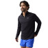 Camiseta de Running Brooks Dash 1/4 Zip 3.0 Homem Preto