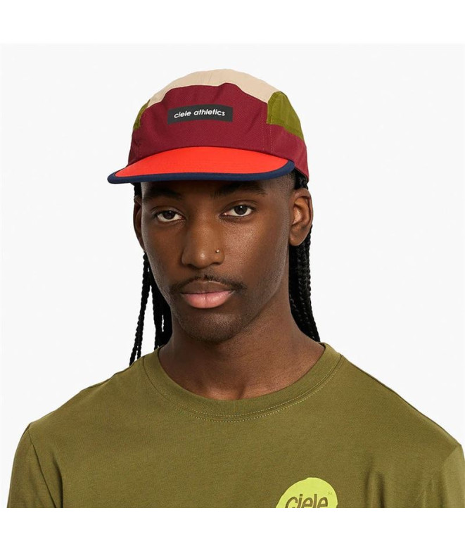 Casquette Ciele GO Field Iconic Bar Rouge Crimsone