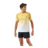 Camiseta de Running Compressport Performance Ss Ceylon Amarelo/Cinza Dawn