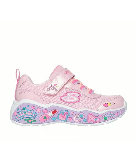 Chaussures Skechers Play Scene - Fun Squad Light Fille Rose