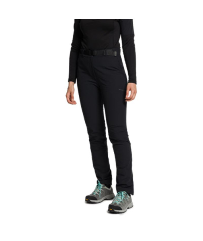 Pantalones Trangoworld Largo Mawson Mujer Negro