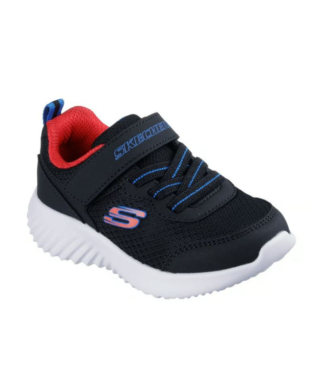 Sapatilhas Skechers Bounder - Techrox Preto Menino