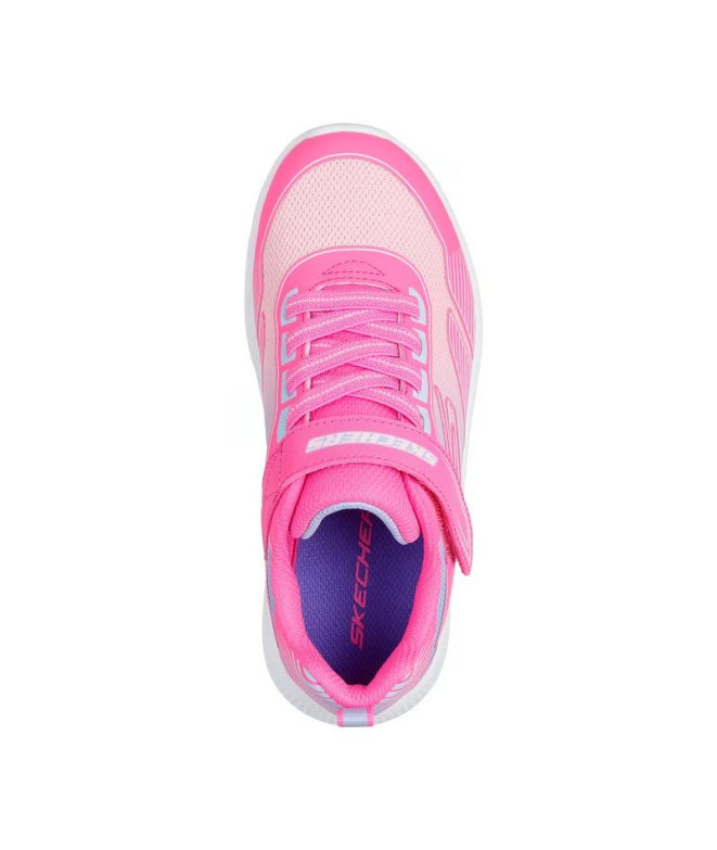 Zapatillas Skechers Microspec Advance Rosa Niña