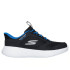 Zapatillas Skechers Go Run 400 V2 - Turbo - Brisk Negro/Azul Niño